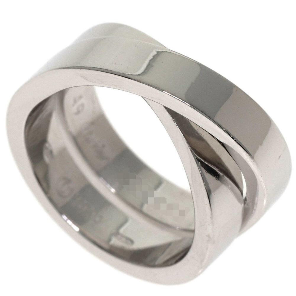Cartier Paris Ring #49, 18K White Gold, Women's Ring, CARTIER